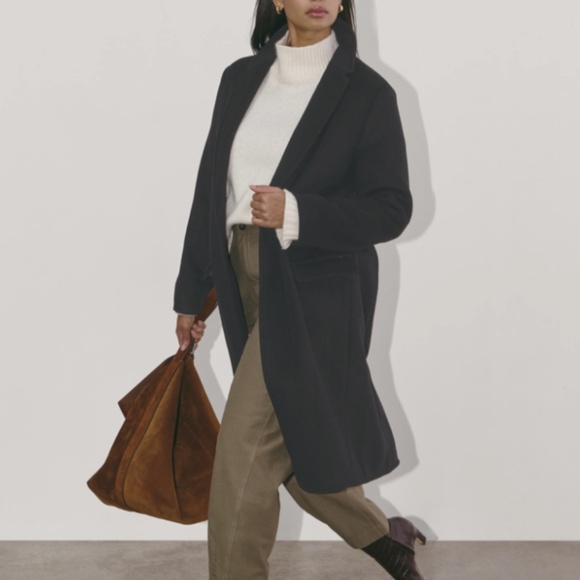 Everlane The Topcoat — Black — XS — NWT - Picture 3 of 8